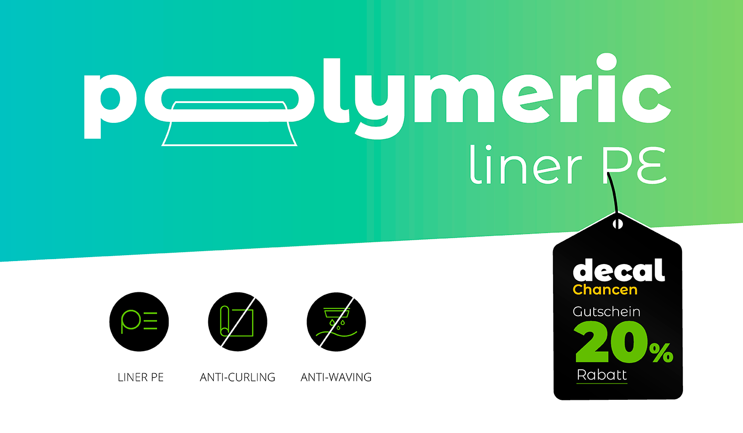 Digidelta Angebote | Polymers Vinyl mit Anti Curling Schutz